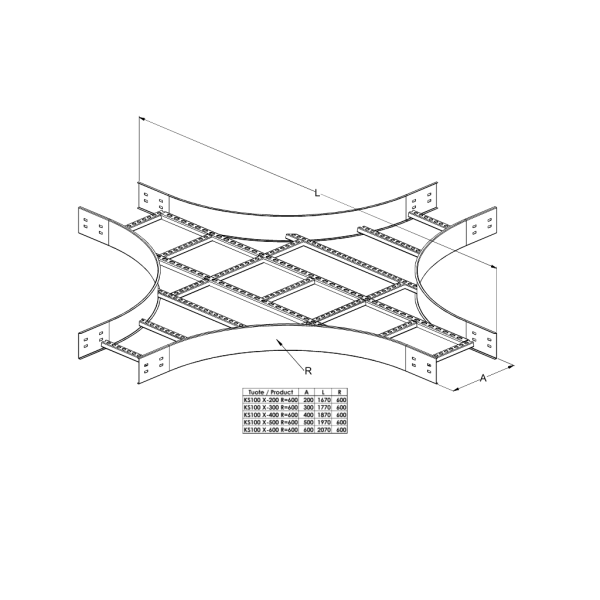 KS100 X-400 R=600 HDG - Image 2