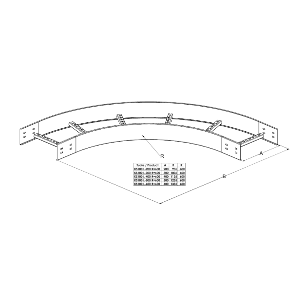 KS100 L-500 R=600 HDG - Image 2