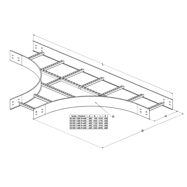KS100 T-600 R=600 HDG - Image 2
