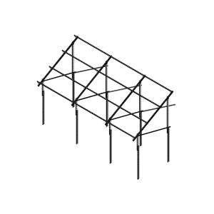 Nordic PV System GL3 2x6 Pile 2m