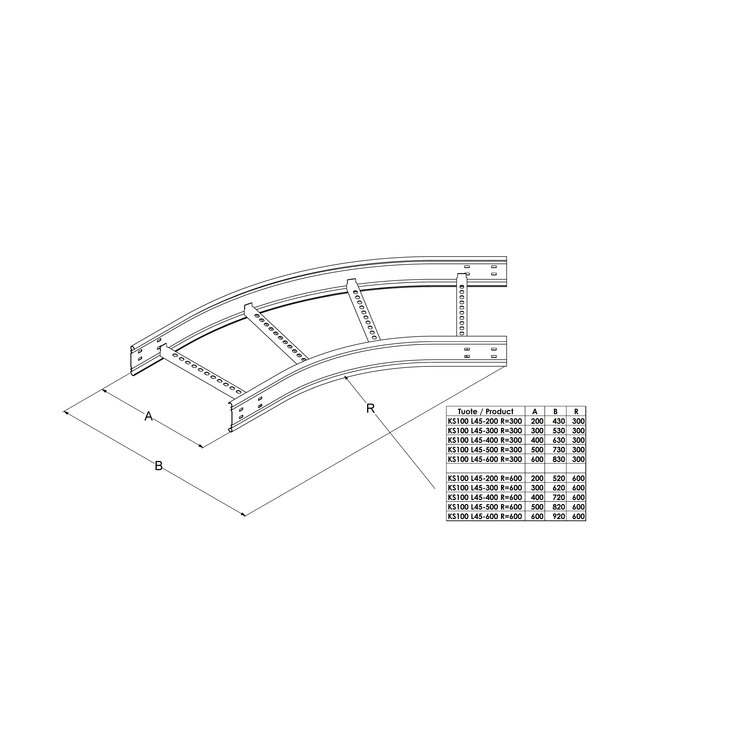 KS100 L45-400 R=600 PG - Image 2