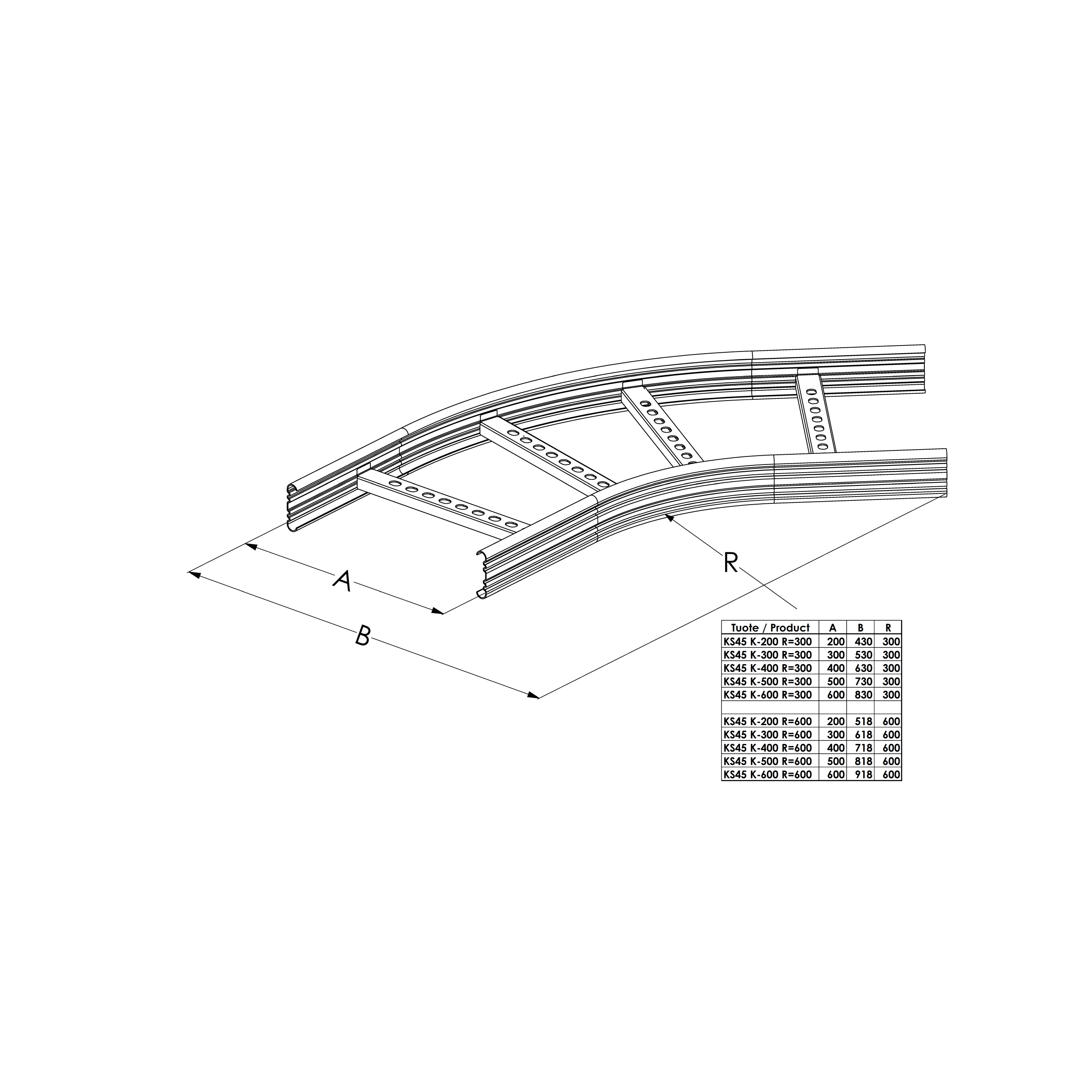 KS45 K-200 R=600 PG - Image 2